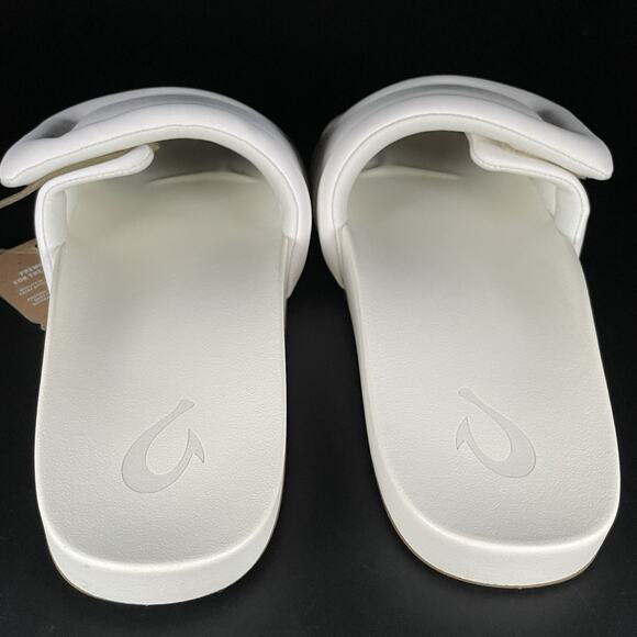 Olukai Sunbeam Slide Women’s Size 9 Off White Slip On Comfort Sandals Casual NEW - Picture 3 of 8